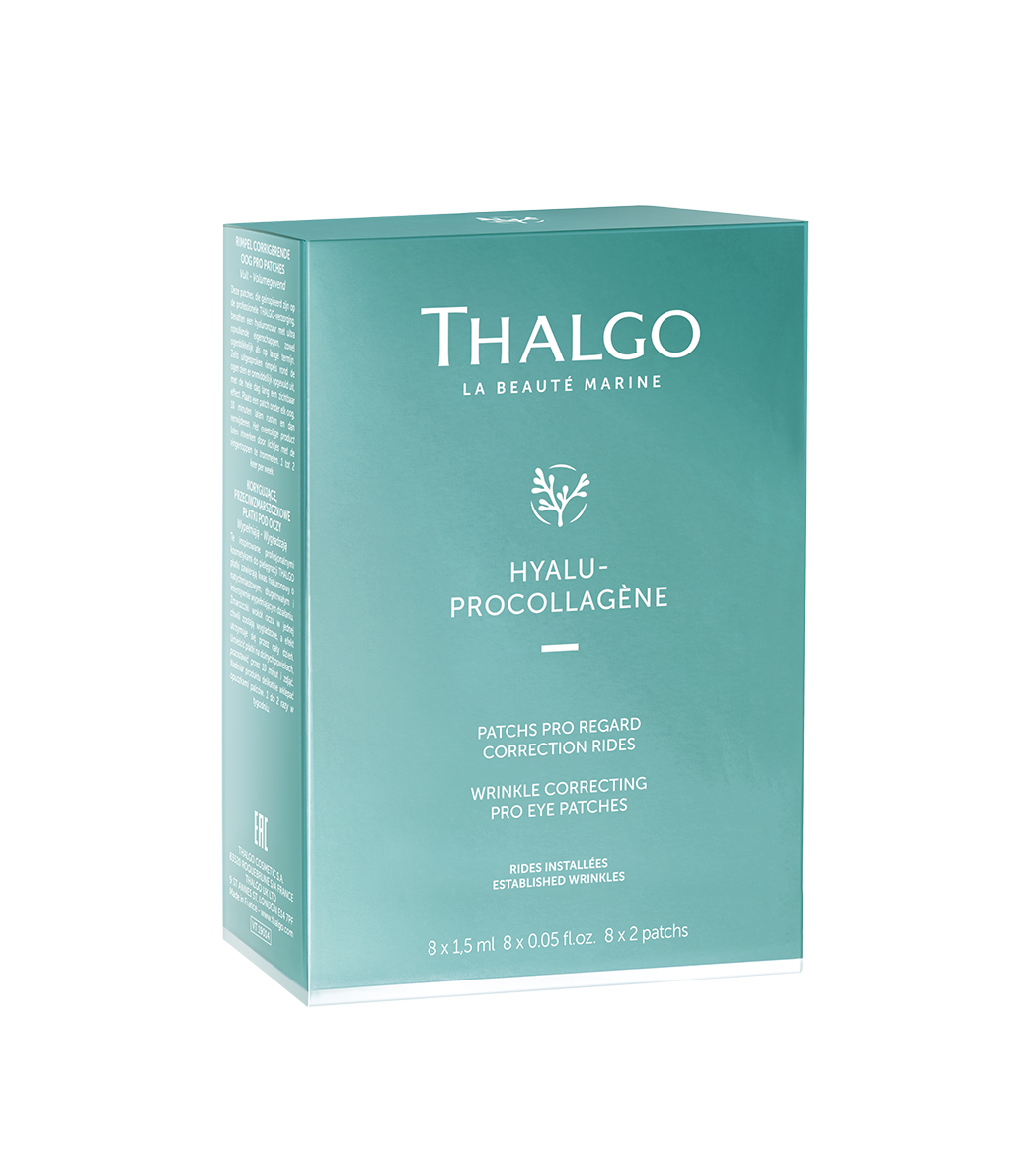 Thalgo Face Anti Aging Hyalu-ProCollagene Wrinkle Correcting Eye ProPatches 1BOX (8sachets)  Retail VT19014