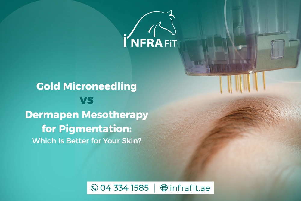 gold microneedling hyperpigmentation Dubai